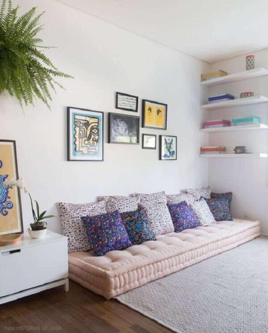 decoração de sala simples e barata
