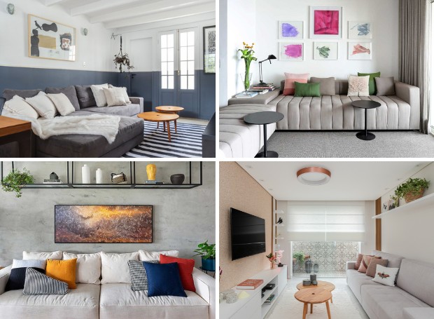 decoração de sala simples e barata
