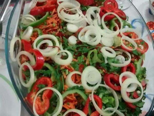 decoração de saladas simples