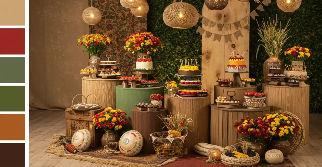 10 Ideias de Centros de Mesa Juninos com Chapéu de Palha