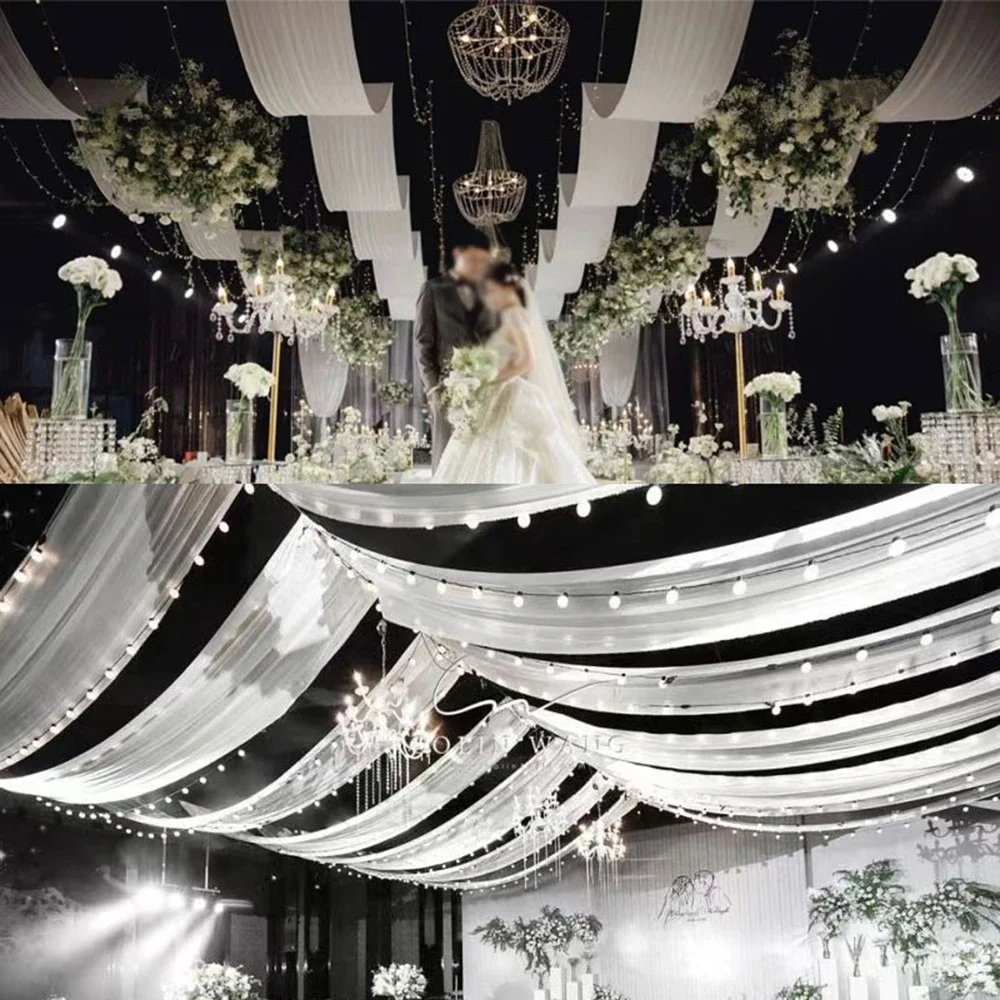 decoração teto tecido ou balões qual melhor