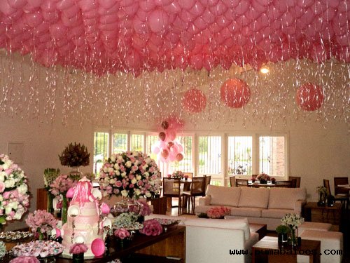 como evitar balões murchos teto festa