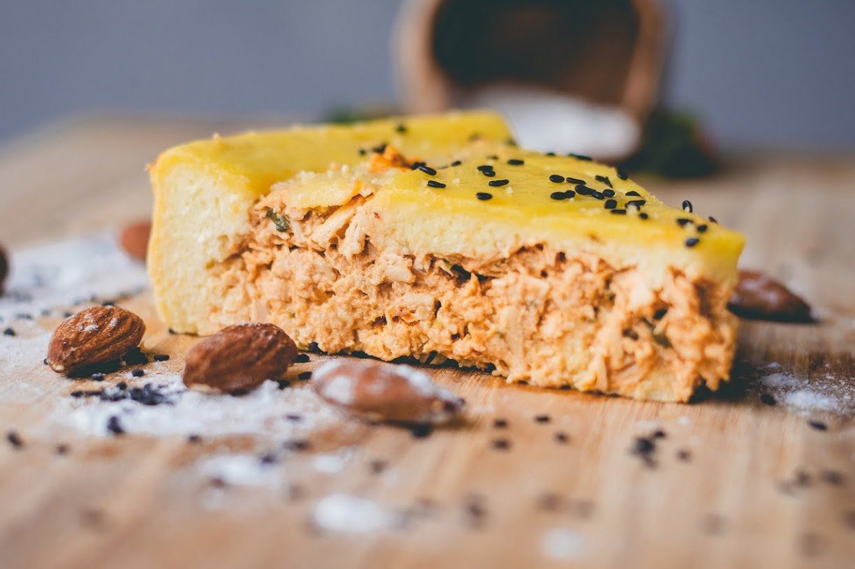 decoração de torta salgada