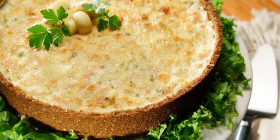 decoração de torta salgada