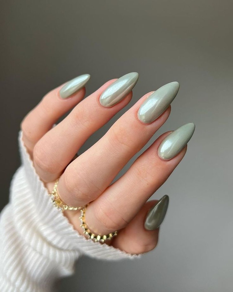 ideias de unhas almond delicadas para o dia a dia