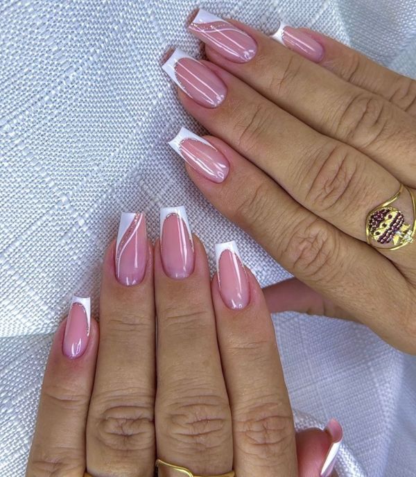 decoração de unha bailarina