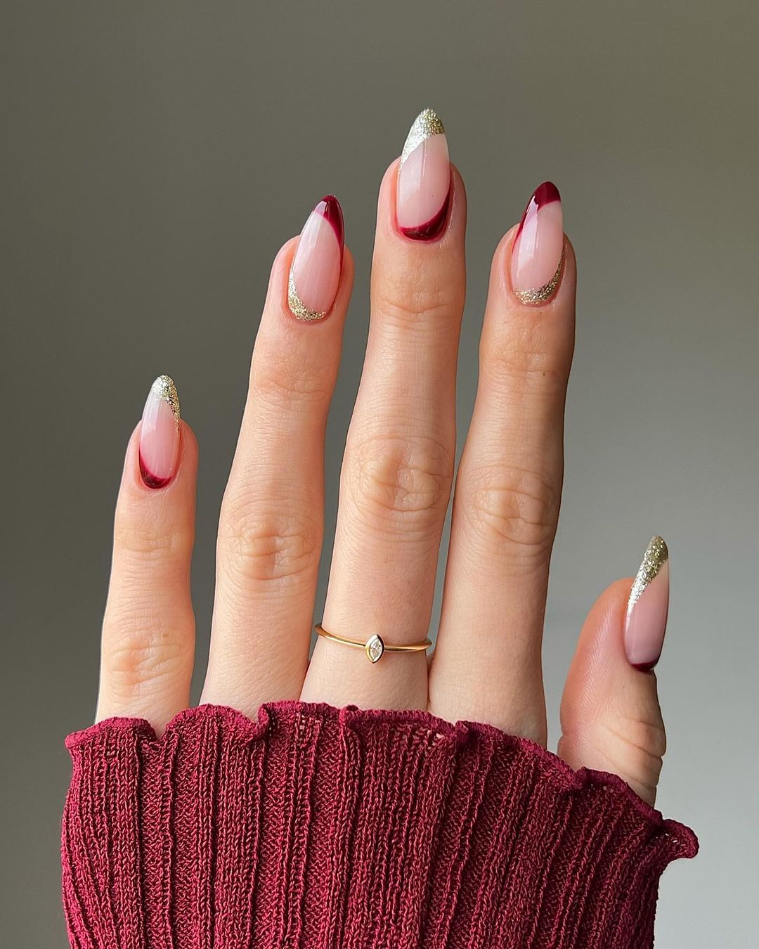 ideias de unhas decoradas com esmalte vermelho 2026