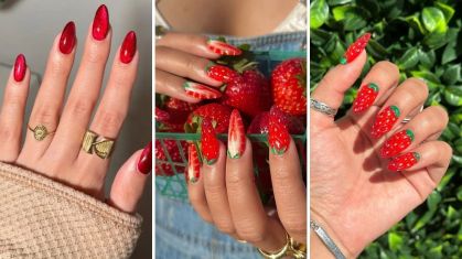 ideias de unhas decoradas com esmalte vermelho 2026