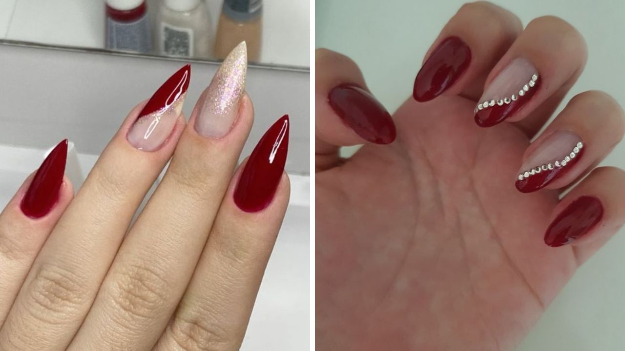 ideias de unhas decoradas com esmalte vermelho 2026