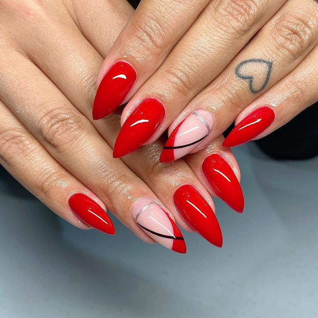 como evitar esmalte vermelho manchar a unha