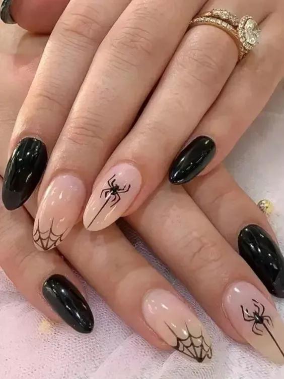 ideias de unhas decoradas homem aranha para festas