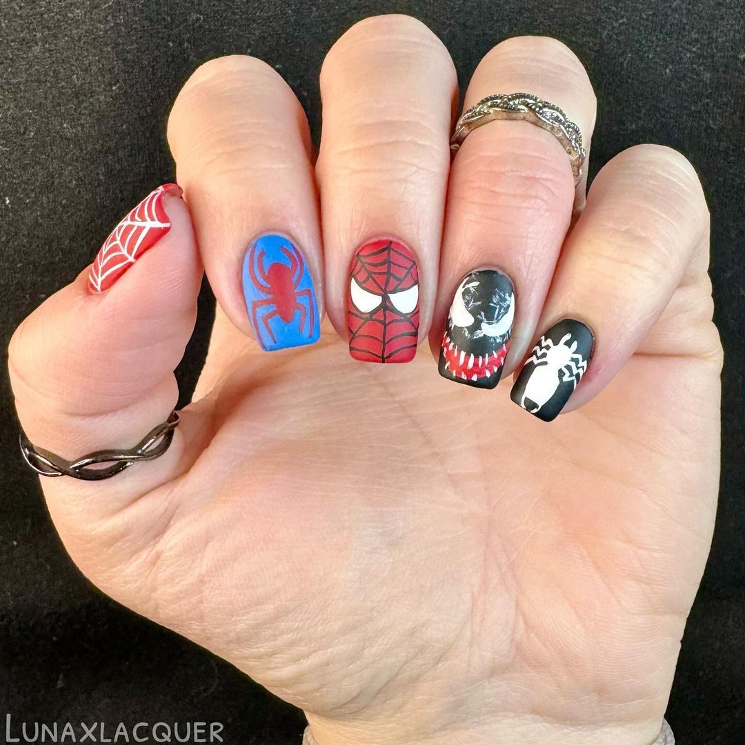 quanto custa fazer unhas decoradas do homem aranha