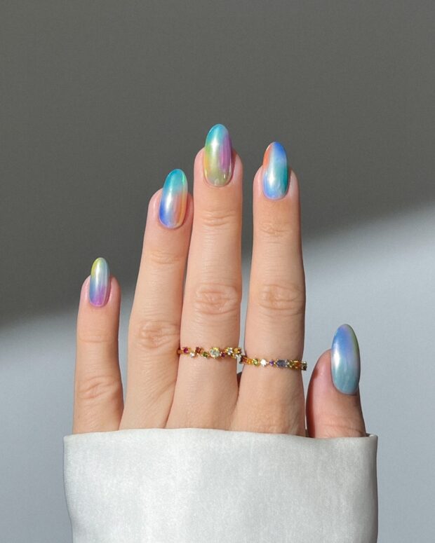 ideias de unhas em gel para o carnaval