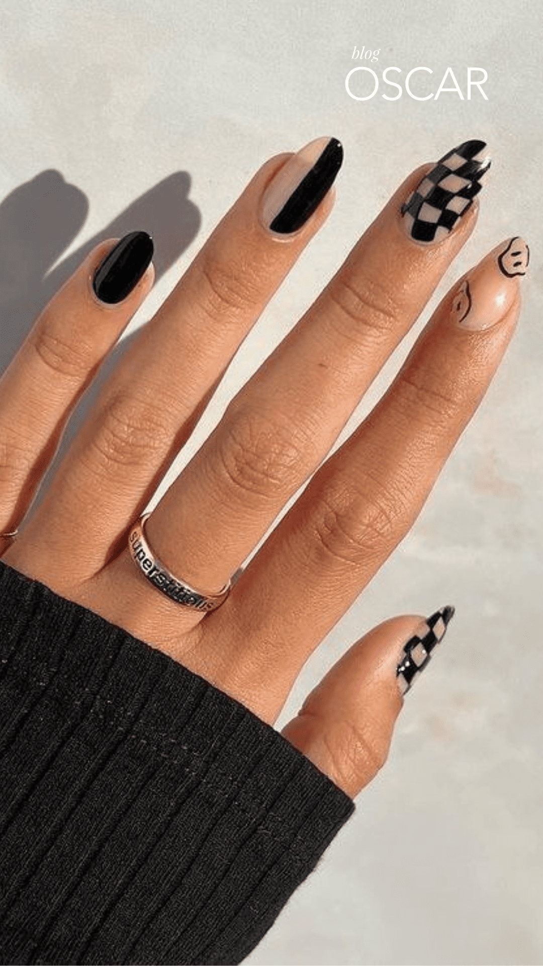 Como fazer unhas de gel preto e branco: passo a passo para iniciantes