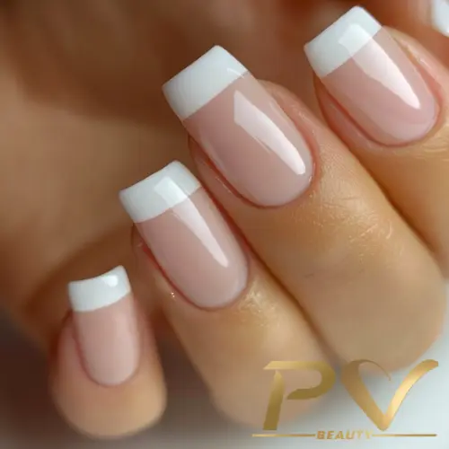 como evitar lascas unha gel quadrada