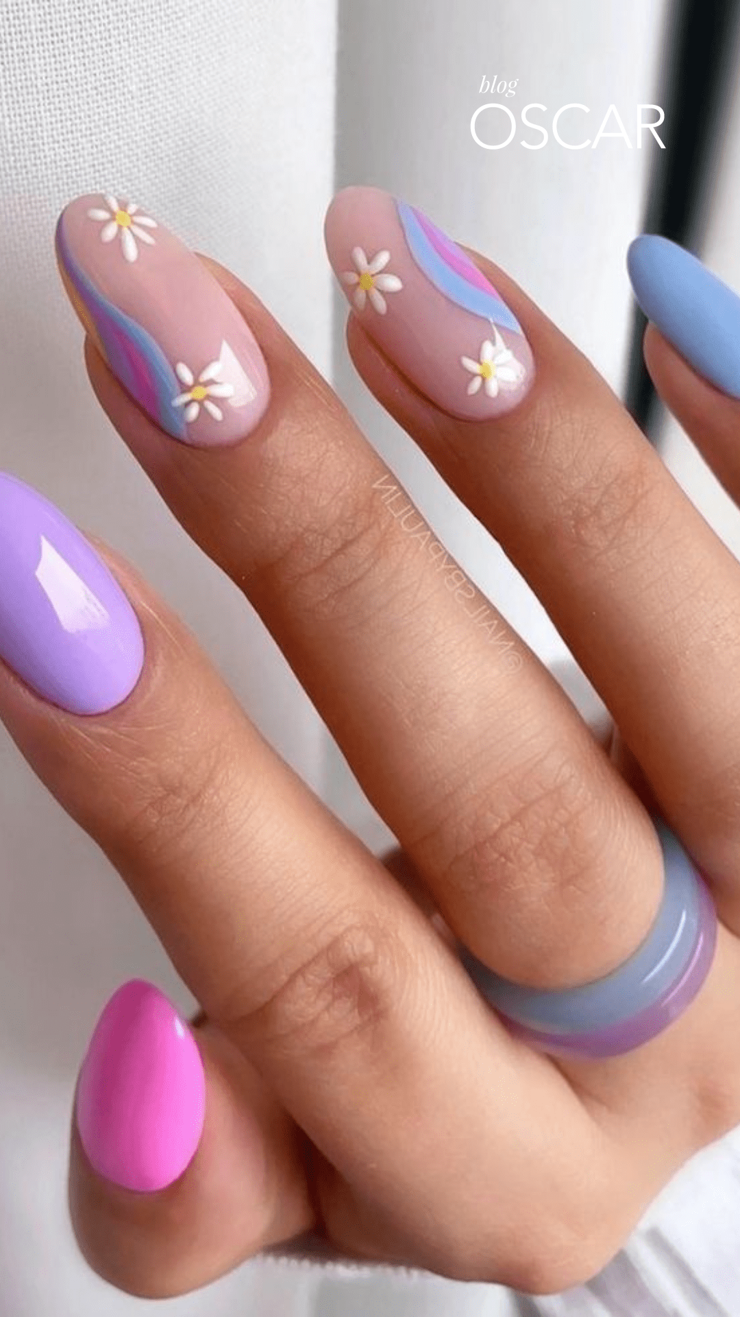 melhores ideias decoração unha almond 2024