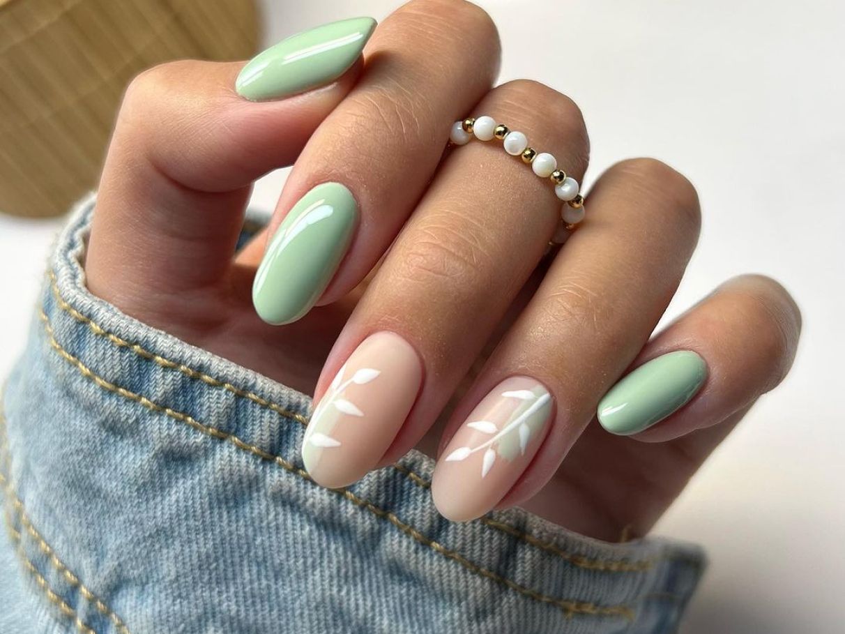 melhores ideias decoração unha almond 2024