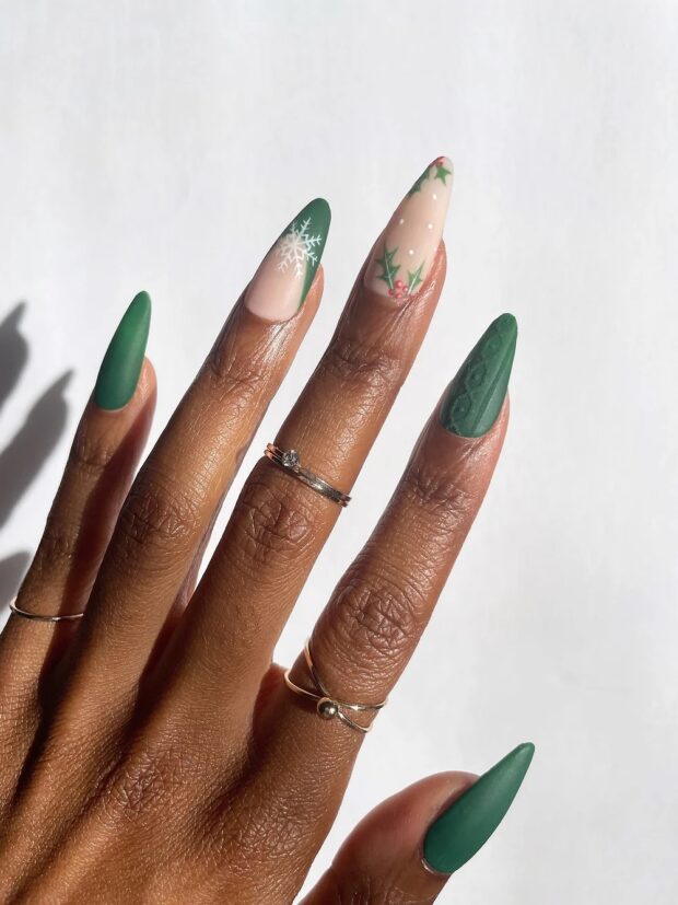 erros comuns ao fazer unha decorada natal