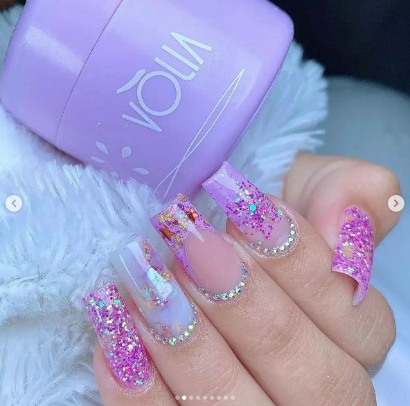 unhas postiças realistas rosa baratas onde comprar