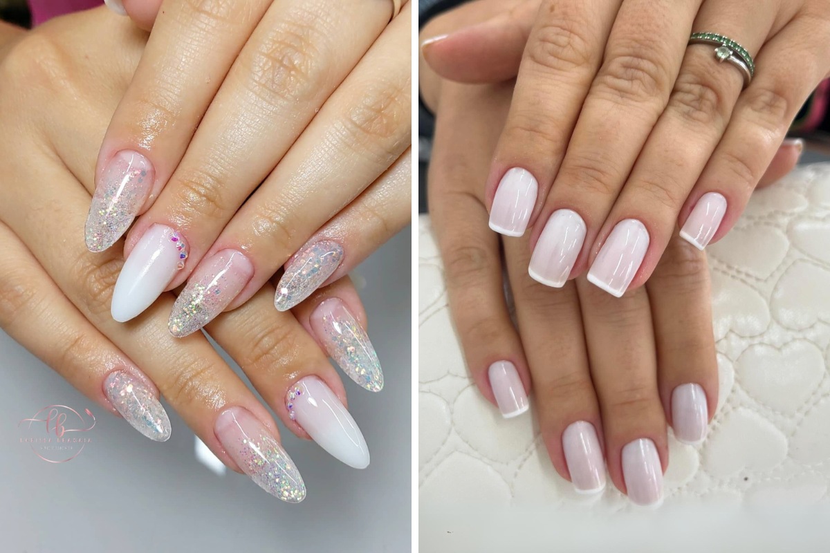decoração de unhas delicadas e elegantes