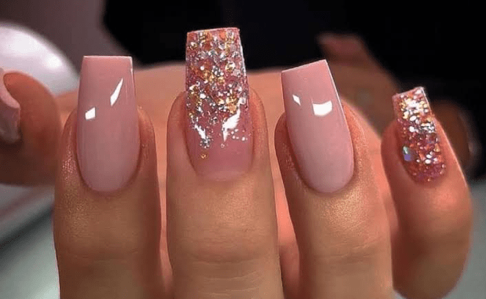 decoração de unhas em fibra