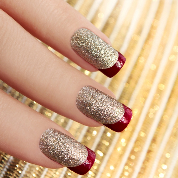 decoração de unhas para fim de ano