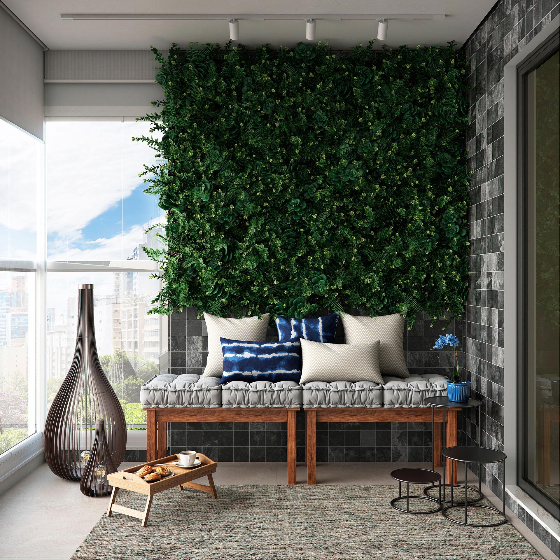 decoração de varanda