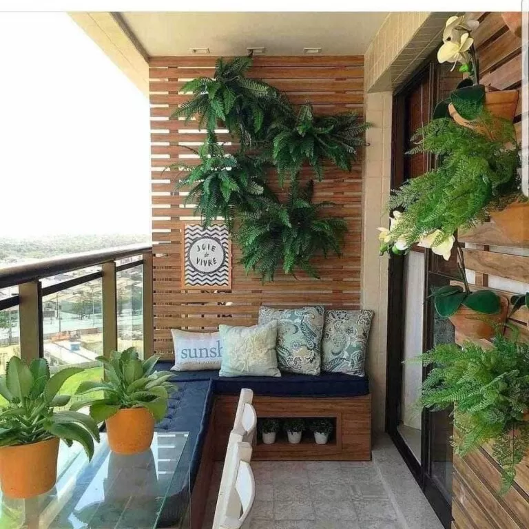 decoração de varanda pequena e simples