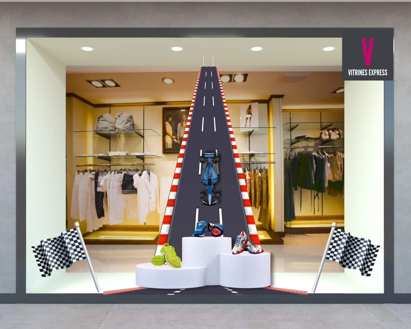 ideias de decoração vitrine dia dos pais para lojas