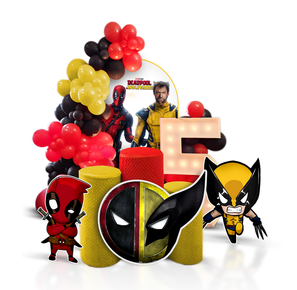 erros comuns ao decorar com tema deadpool wolverine