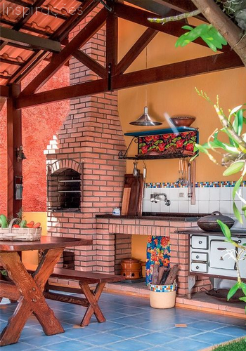 melhores ideias decoração churrasqueira pequena