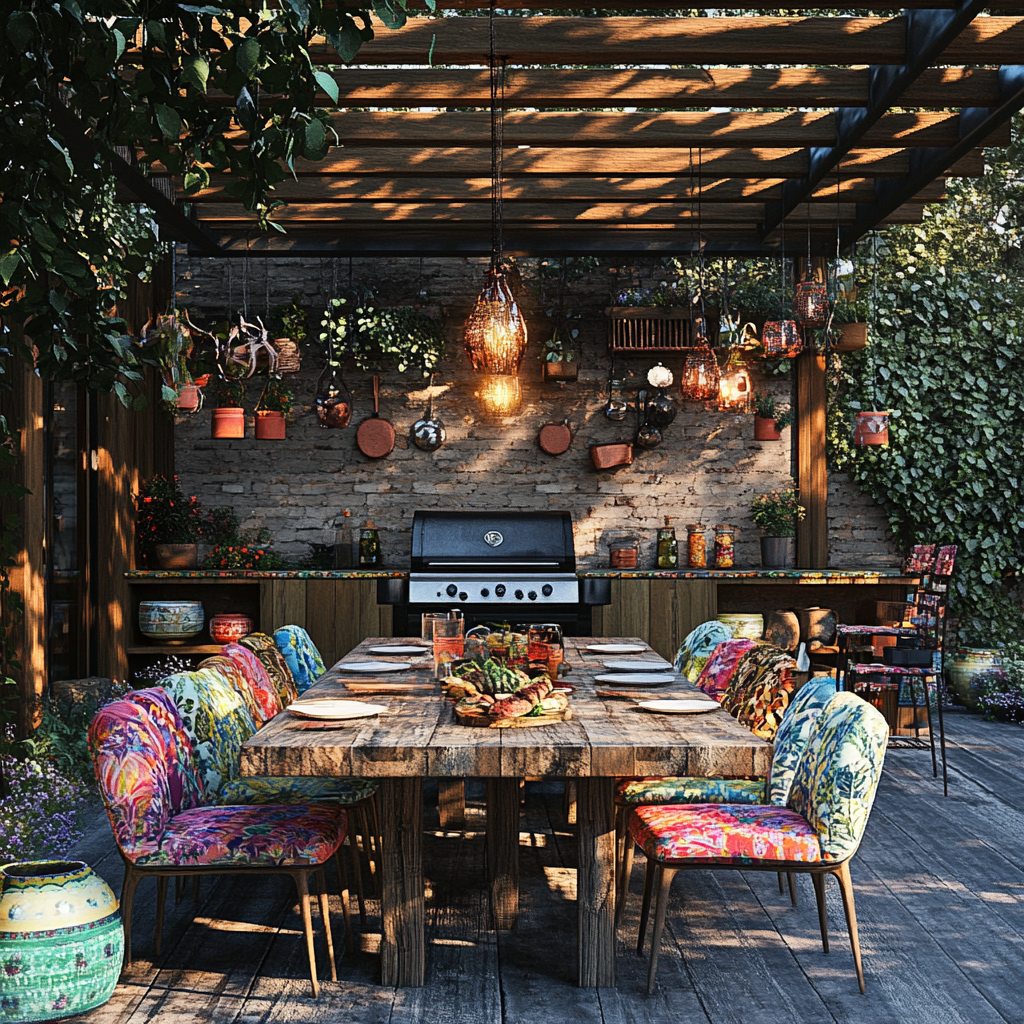 decoração decoração churrasqueira