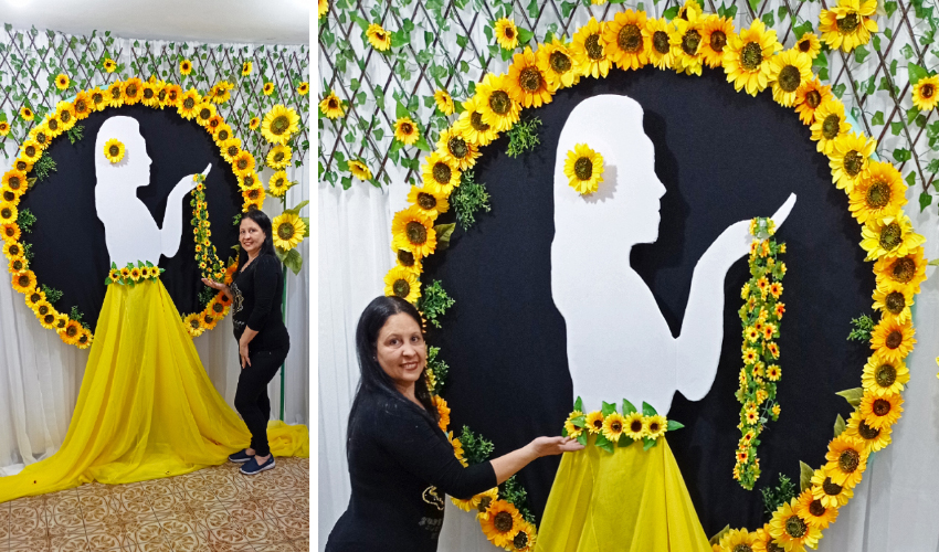 decoração dia da mulher igreja