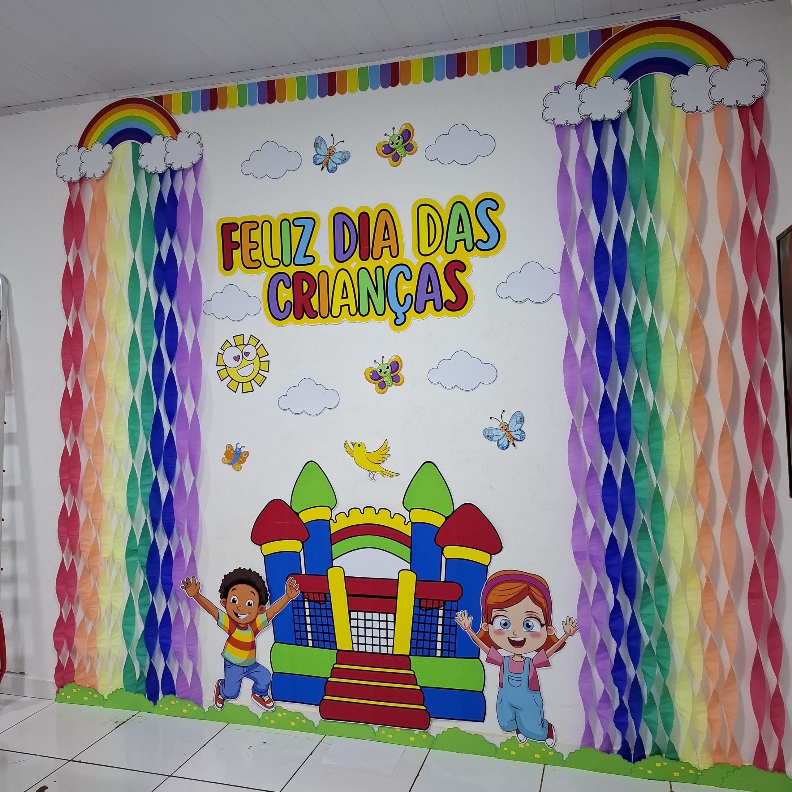 decoração dia das crianças escola