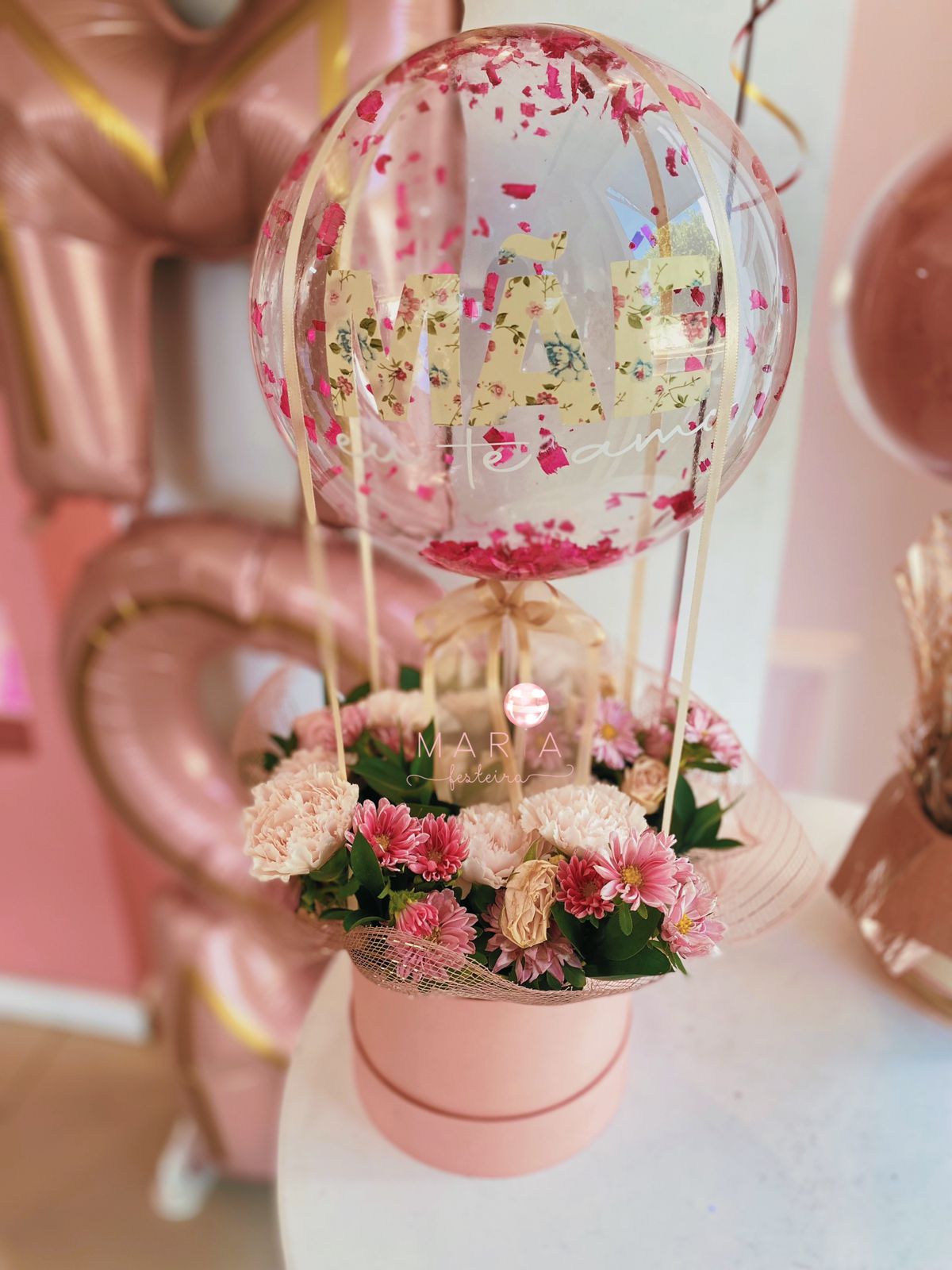 quanto custa decoração balões dia das mães