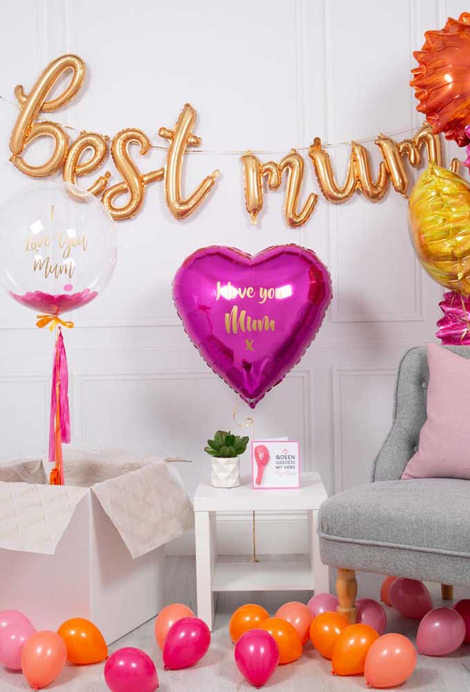 quanto custa decoração balões dia das mães