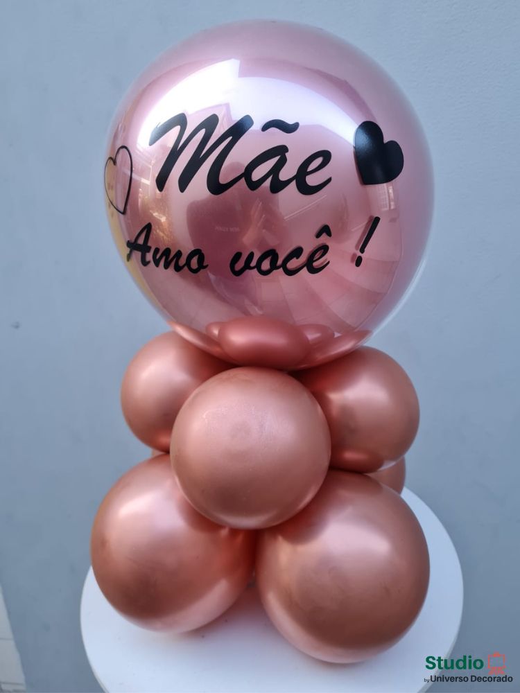 decoração dia das mães com balões