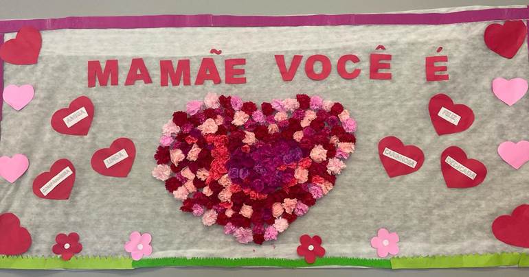 decoração dia das mães igreja