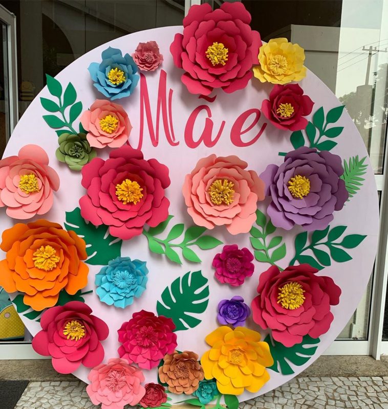 decoração dia das mães igreja simples