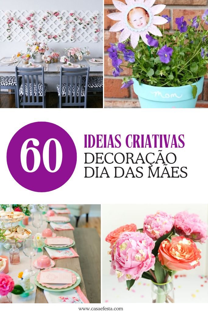 decoração dia das mães simples