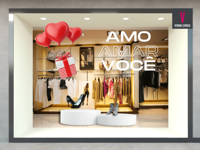 decoração dia dos namorados loja