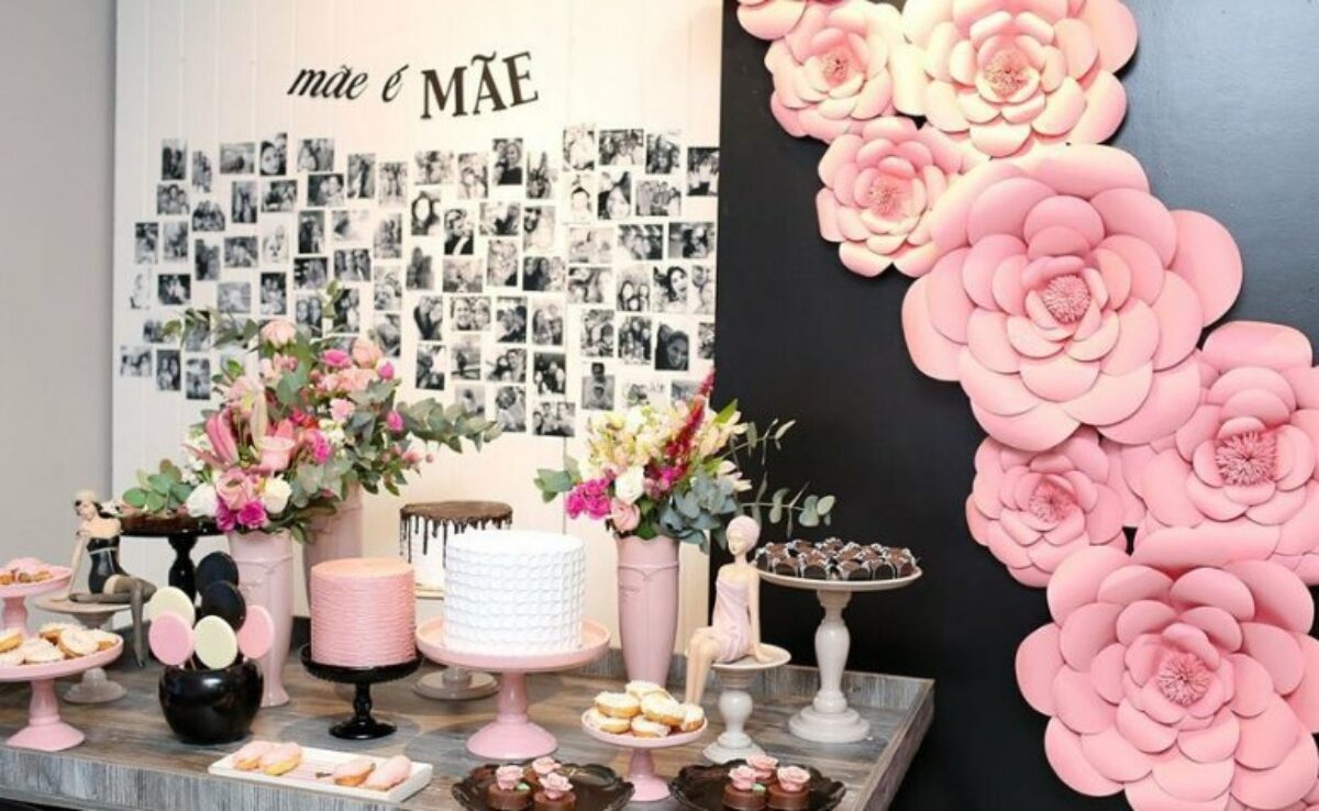 como usar balões na decoração de loja dia das mães