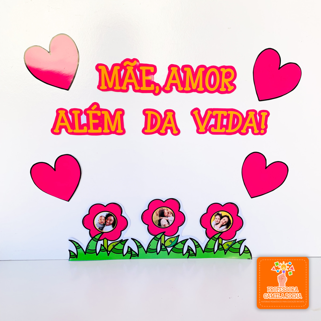 decoração dia das mães loja pequena vs loja grande