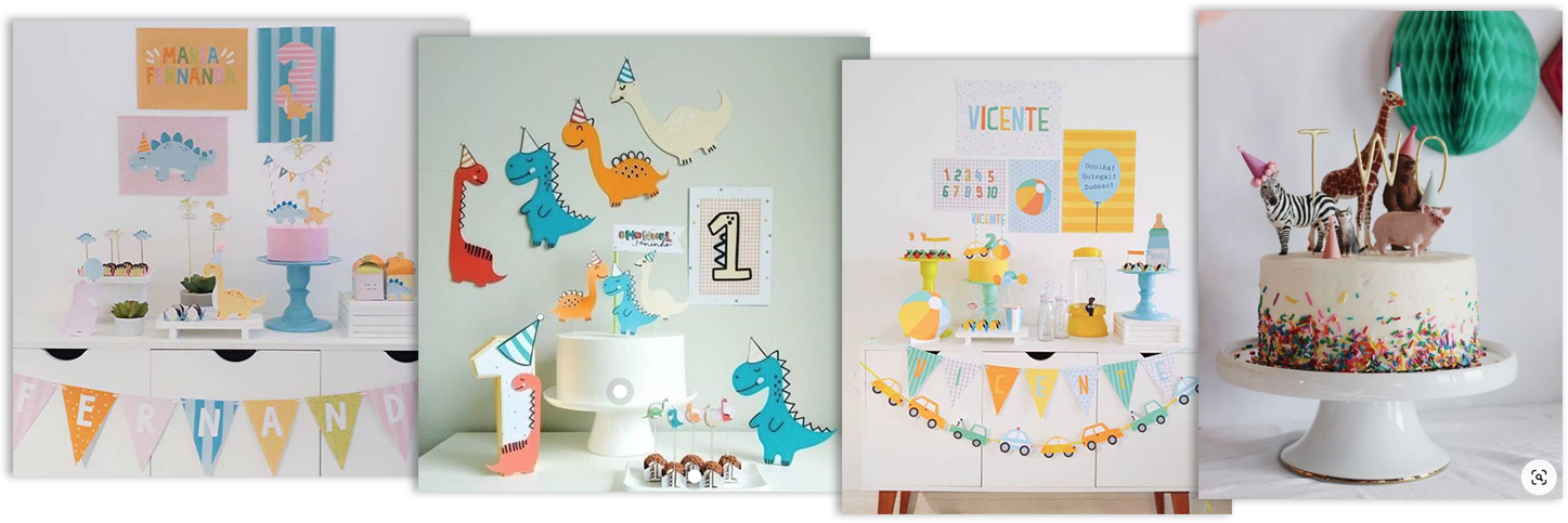 Paleta de Cores para Festa Dinossauro Baby: Guia Completo
