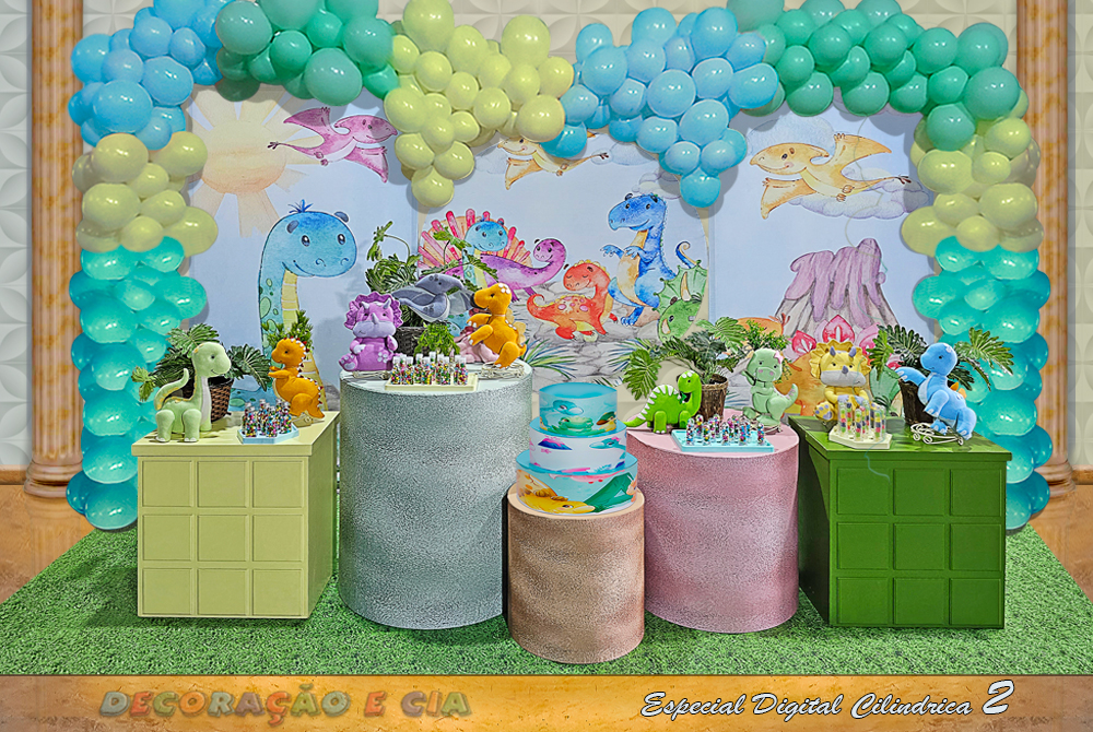 Inspirações de Quarto de Bebê com Tema Dinossauro Baby Aquarela