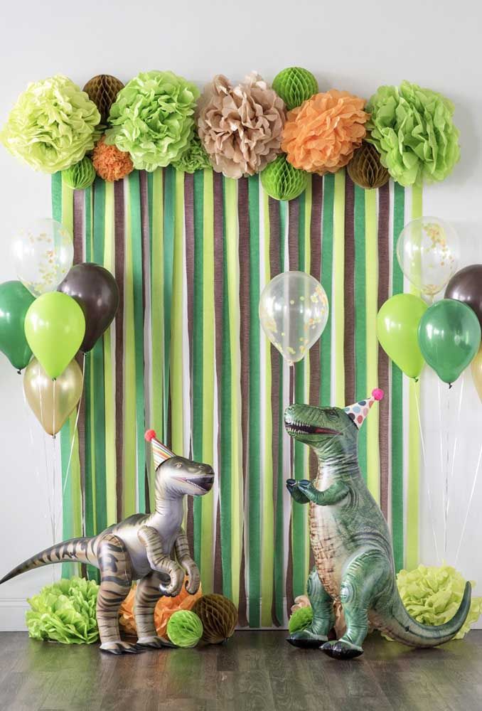 decoração dinossauro simples