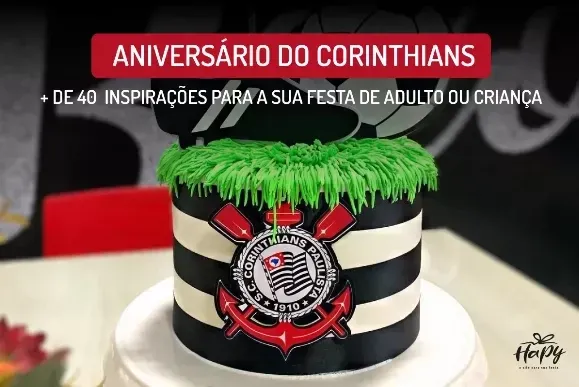 decoração do corinthians simples
