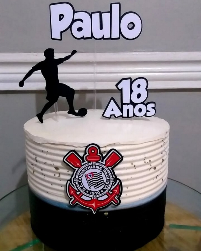 decoração do corinthians simples