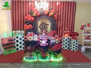 Como criar um painel de festa do Flamengo inesquecível