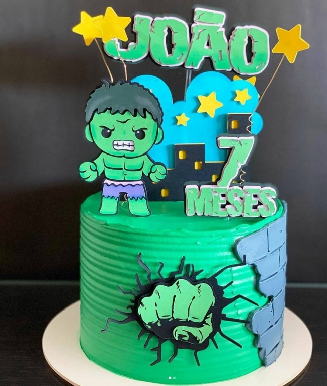 decoração do hulk